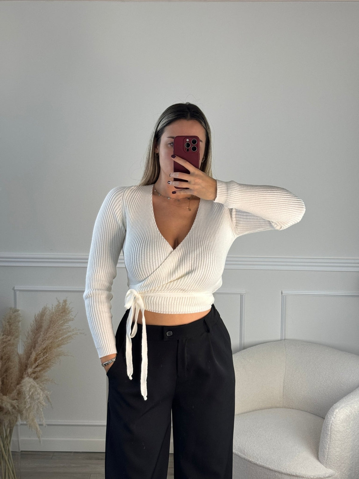 Maglioncino incrociato DALIA - Follie by Alice Immagine principale del prodotto
