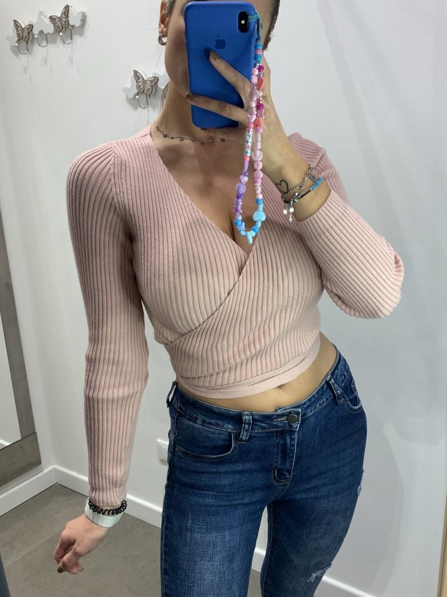 Maglioncino incrociato DALIA - Follie by Alice