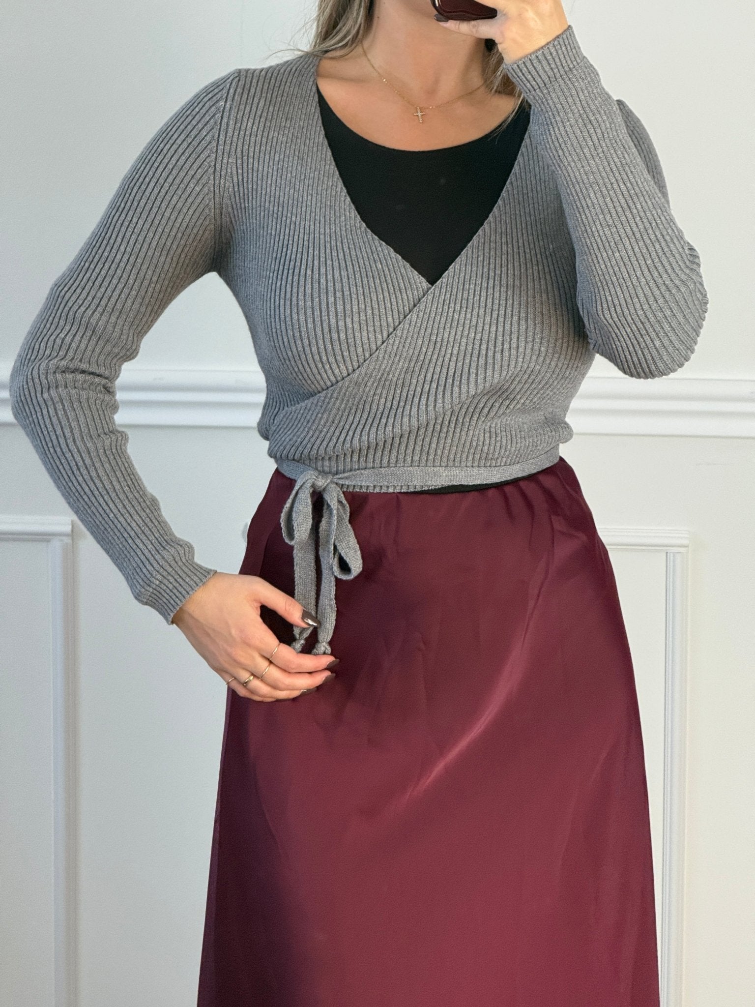 Maglioncino incrociato DALIA - Follie by Alice