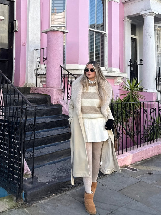 Maglioncino morbido in lana e alpaca con maniche a palloncino - Follie by Alice 1011