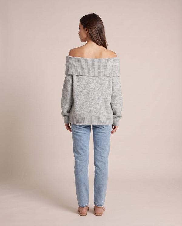Maxi maglione in lana a fascia - Follie by Alice