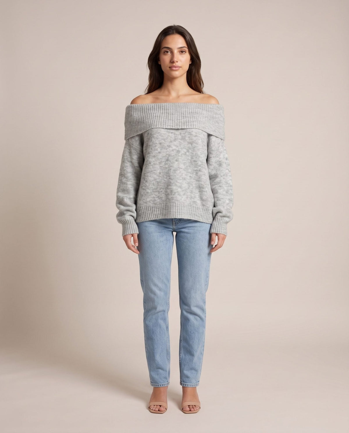 Maxi maglione in lana a fascia - Follie by Alice