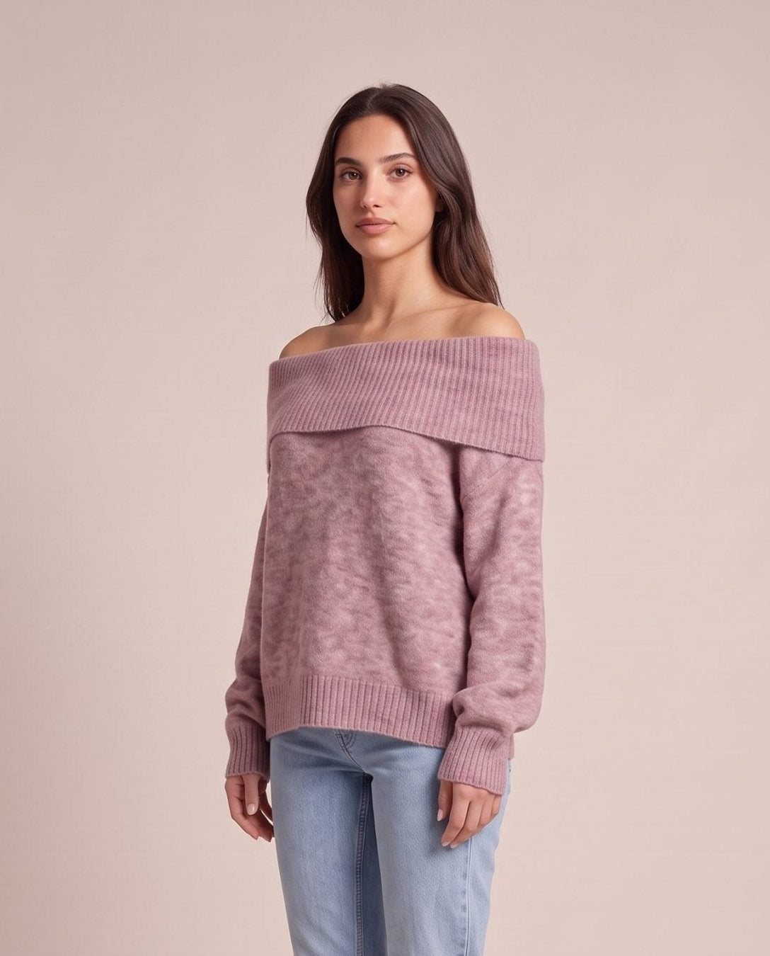 Maxi maglione in lana a fascia - Follie by Alice
