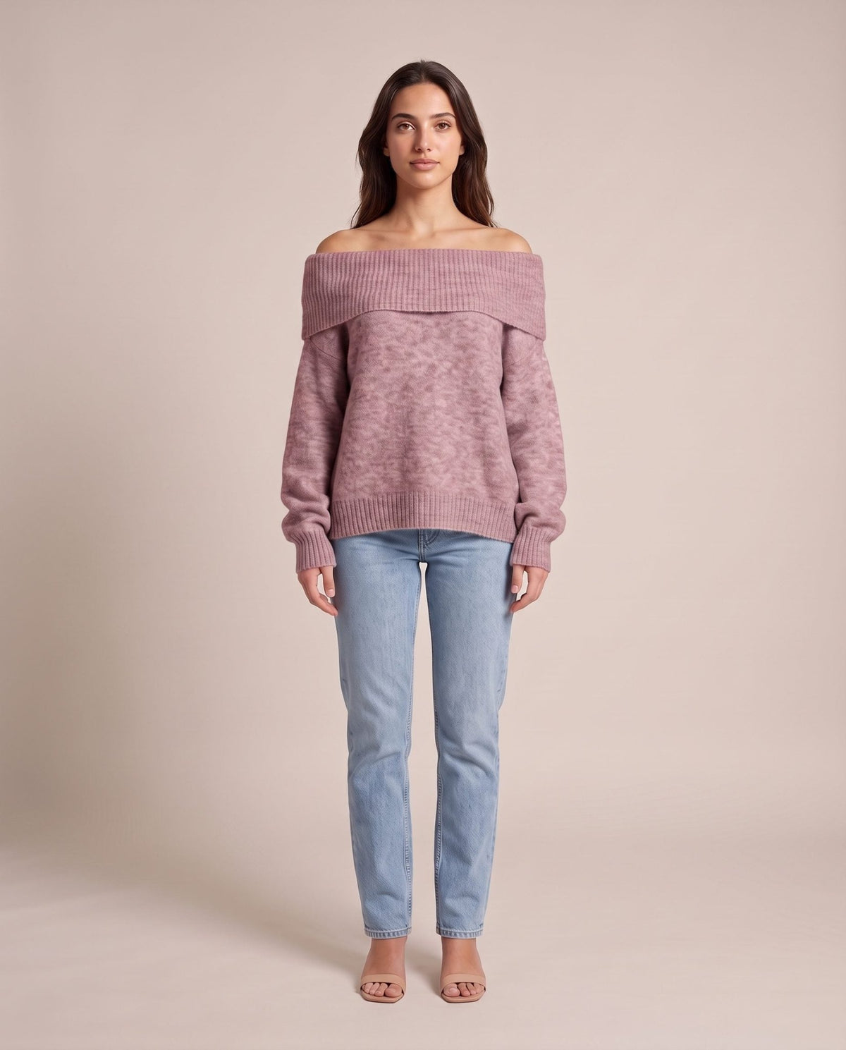 Maxi maglione in lana a fascia - Follie by Alice