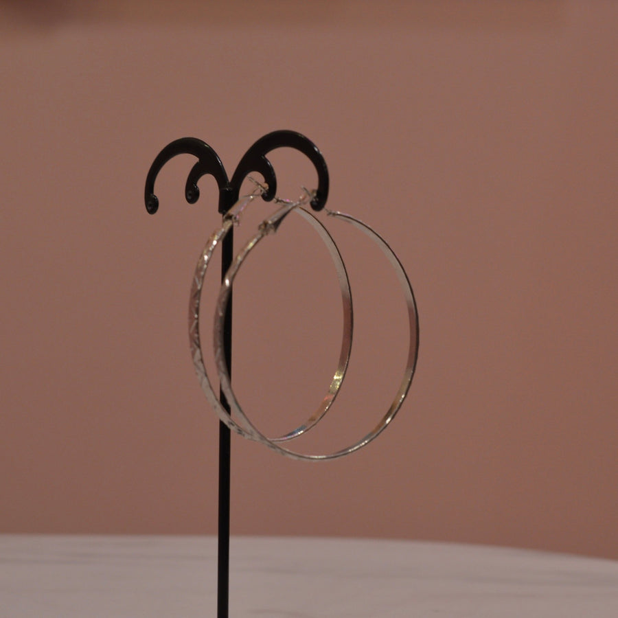 Orecchini argento a cerchio