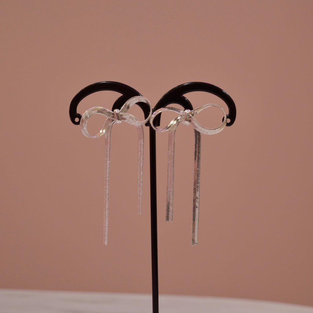 Orecchini argento a fiocchetto - Follie by Alice