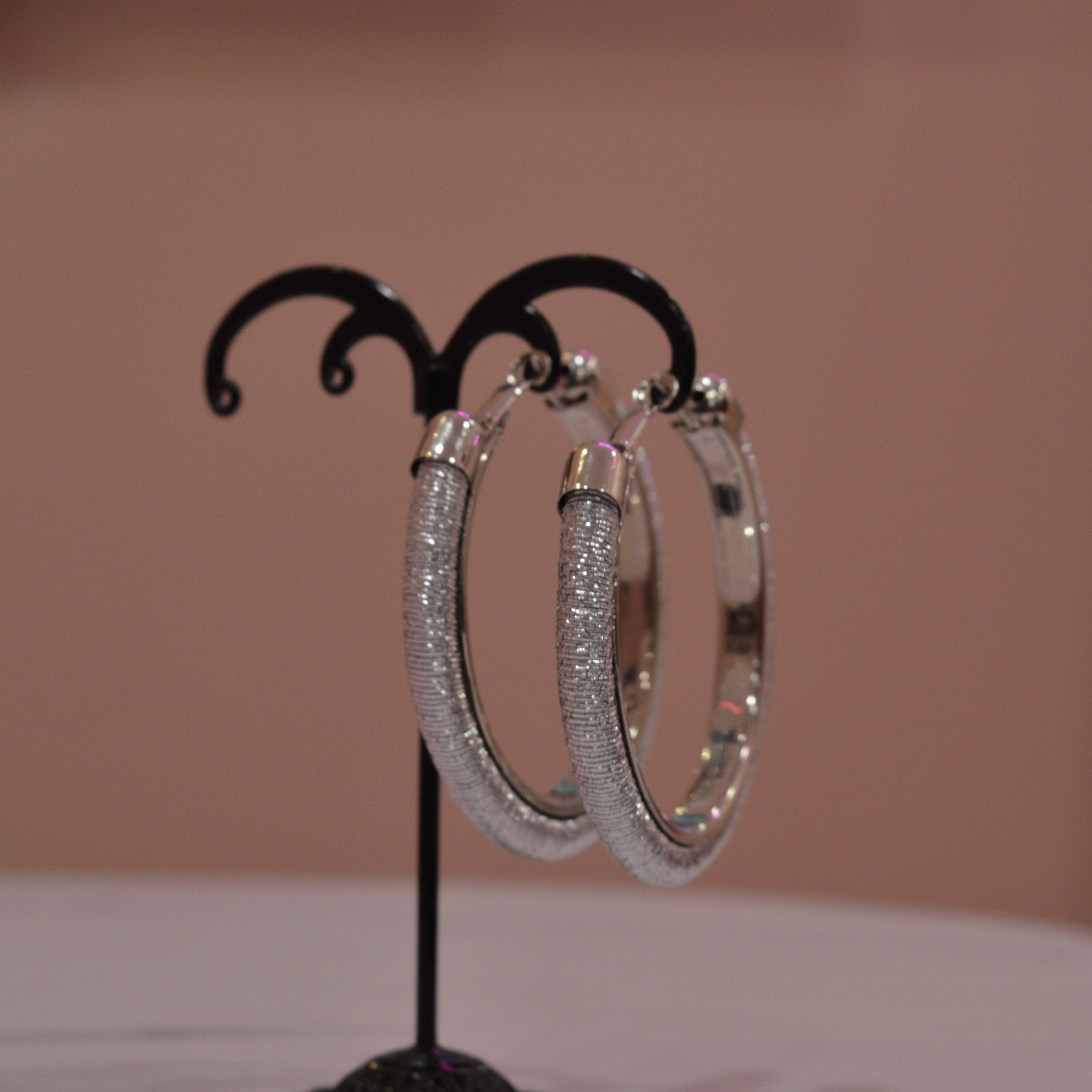 Orecchini argento brillanti a cerchio - Follie by Alice