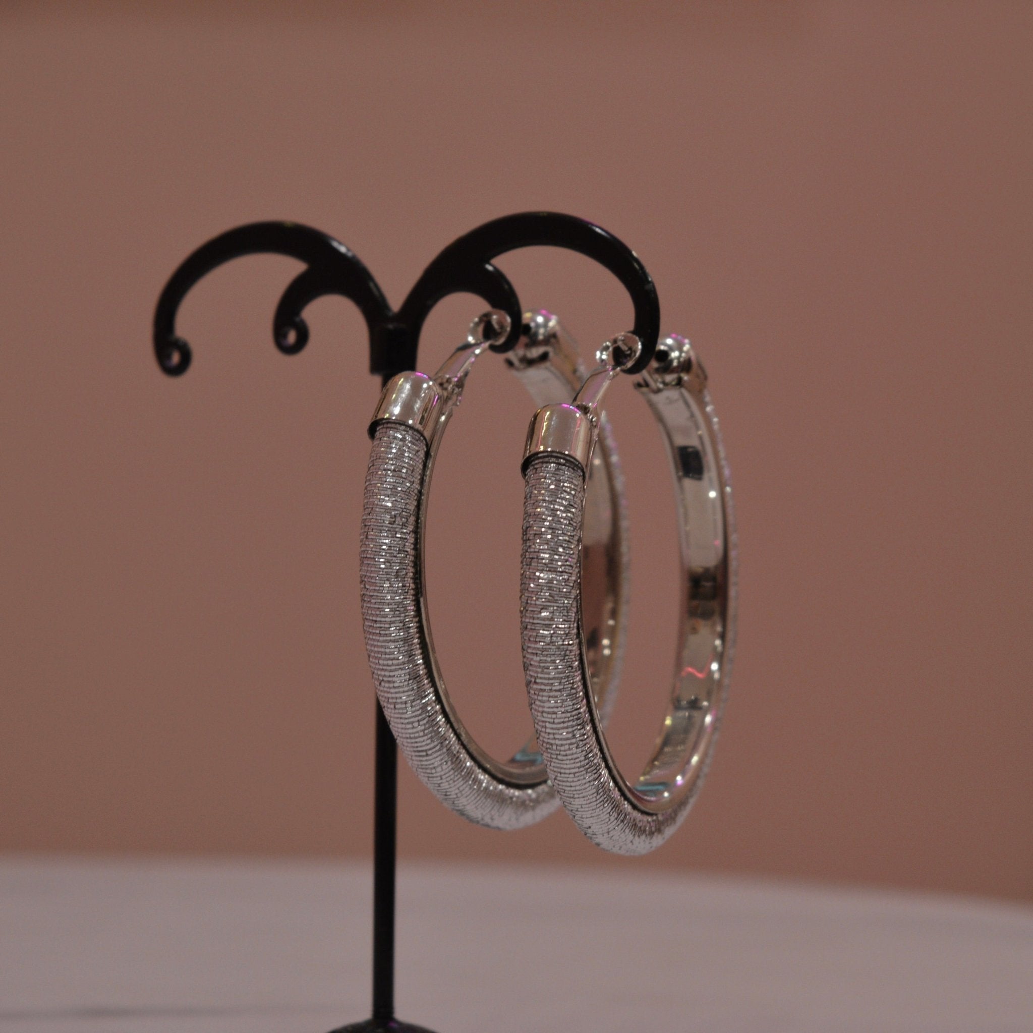 Orecchini argento brillanti a cerchio - Follie by Alice