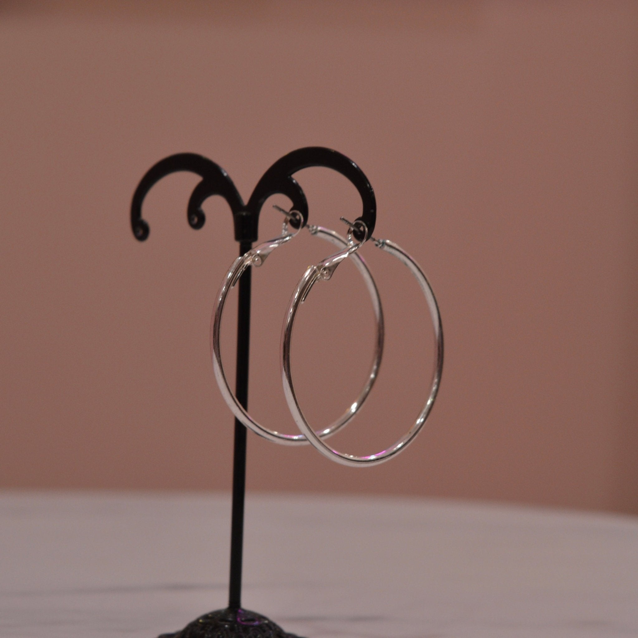 Orecchini argento grandi a cerchio - Follie by Alice