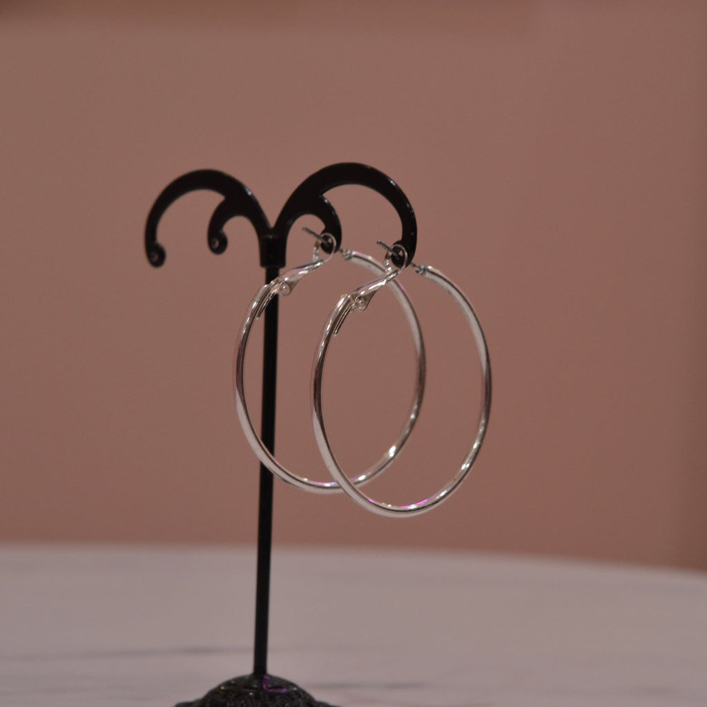 Orecchini argento grandi a cerchio - Follie by Alice