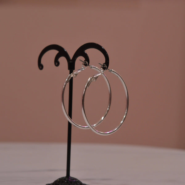 Orecchini argento grandi a cerchio - Follie by Alice