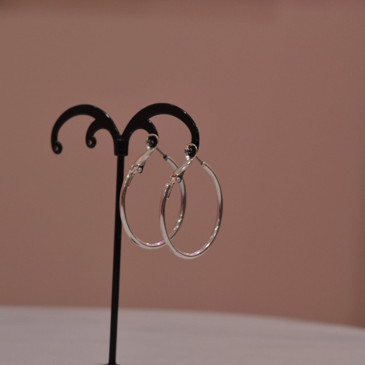 Orecchini argento medi a cerchio - Follie by Alice