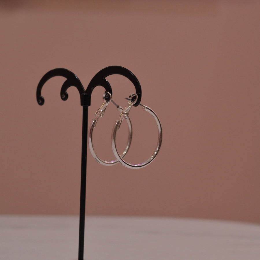 Orecchini argento piccoli a cerchio – alternate