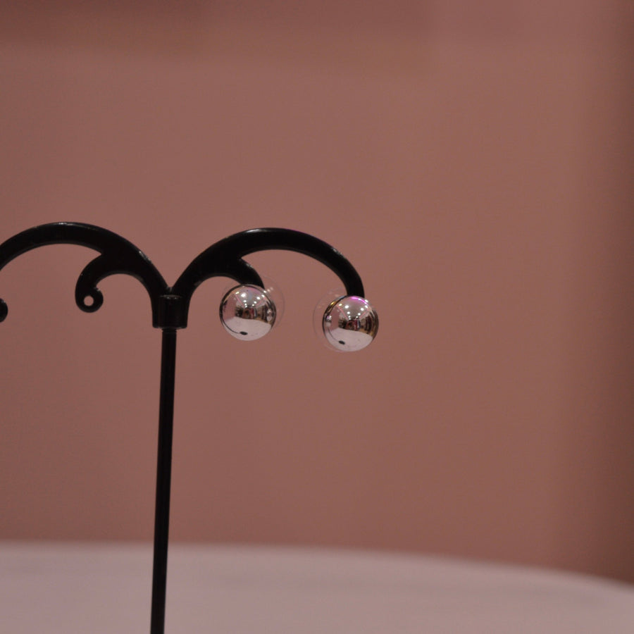 Orecchini argento tondi – alternate