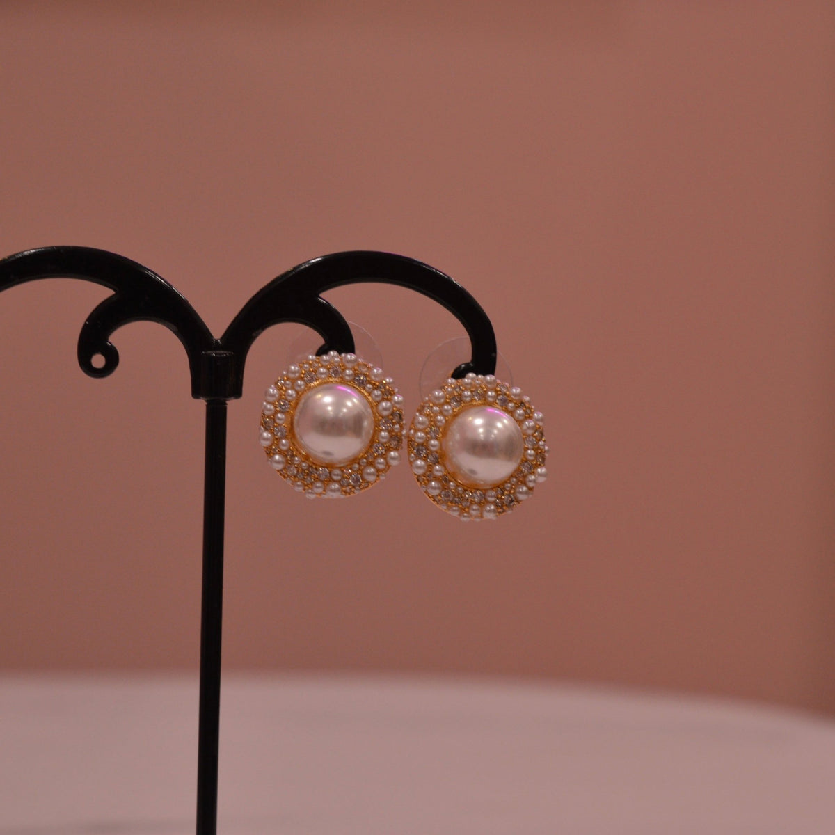 Orecchini oro con perla bianca - Follie by Alice