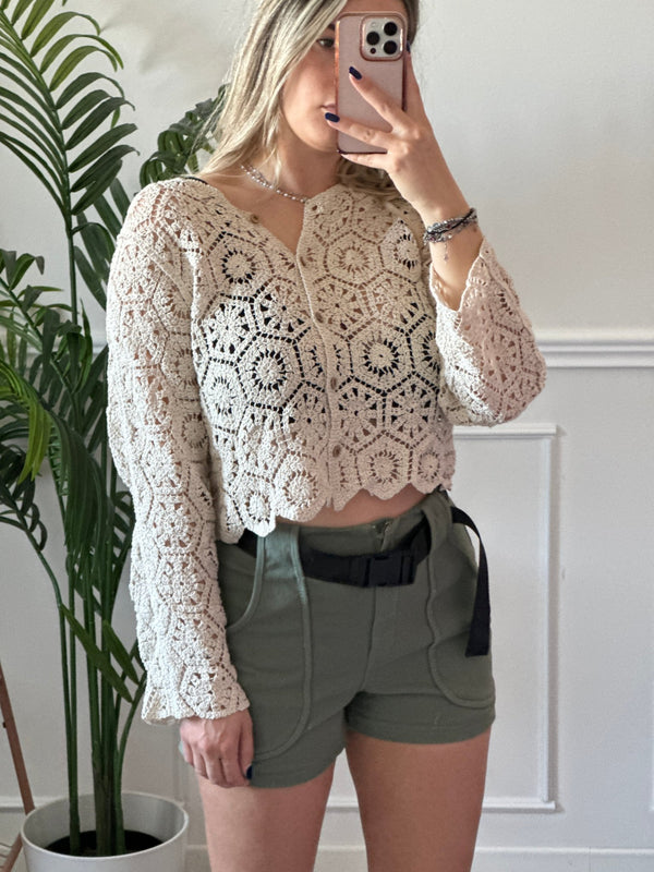 Pantaloncini shorts con tasche e cintura - Follie by Alice