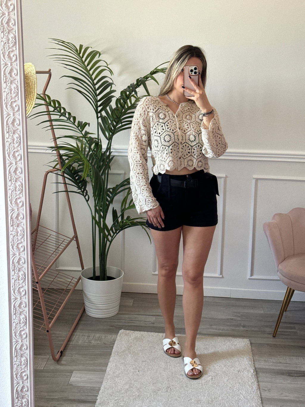 Pantaloncini shorts con tasche e cintura - Follie by Alice