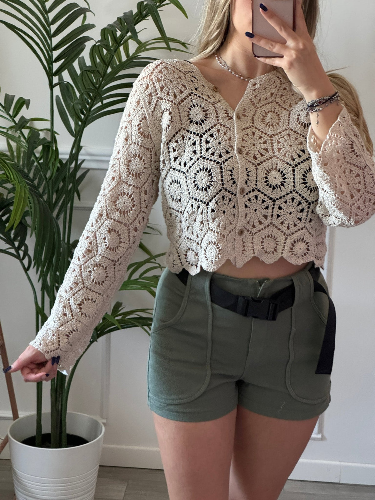 Pantaloncini shorts con tasche e cintura - Follie by Alice