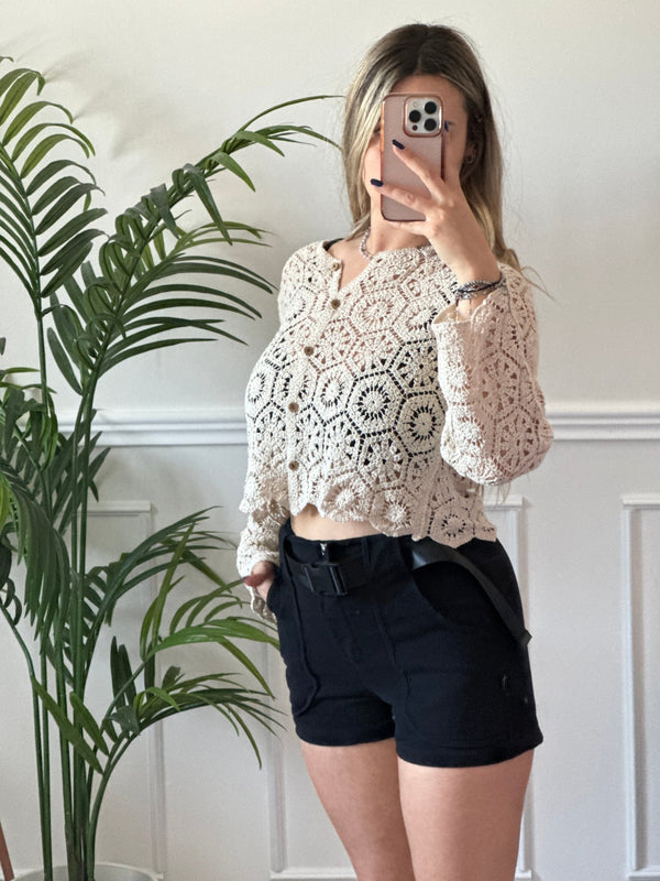 Pantaloncini shorts con tasche e cintura - Follie by Alice
