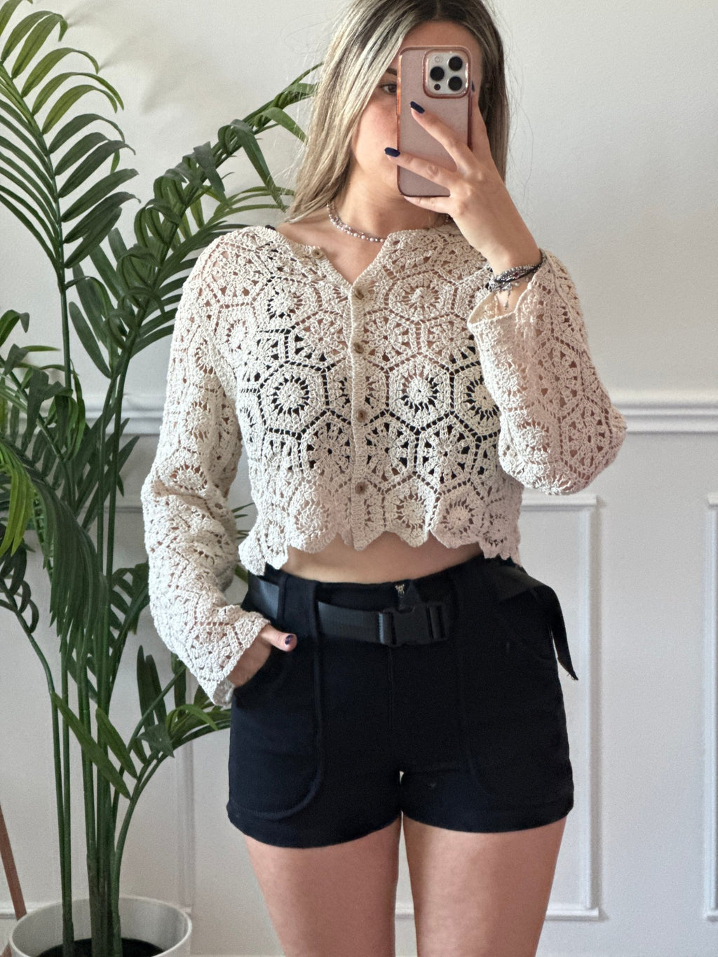 Pantaloncini shorts con tasche e cintura - Follie by Alice