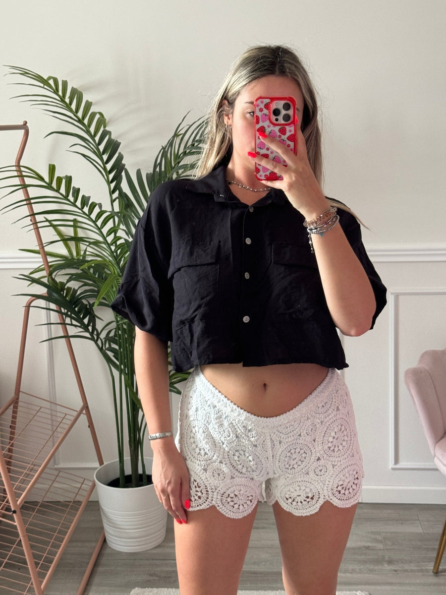 Pantaloncini shorts crochet CROCHETTE