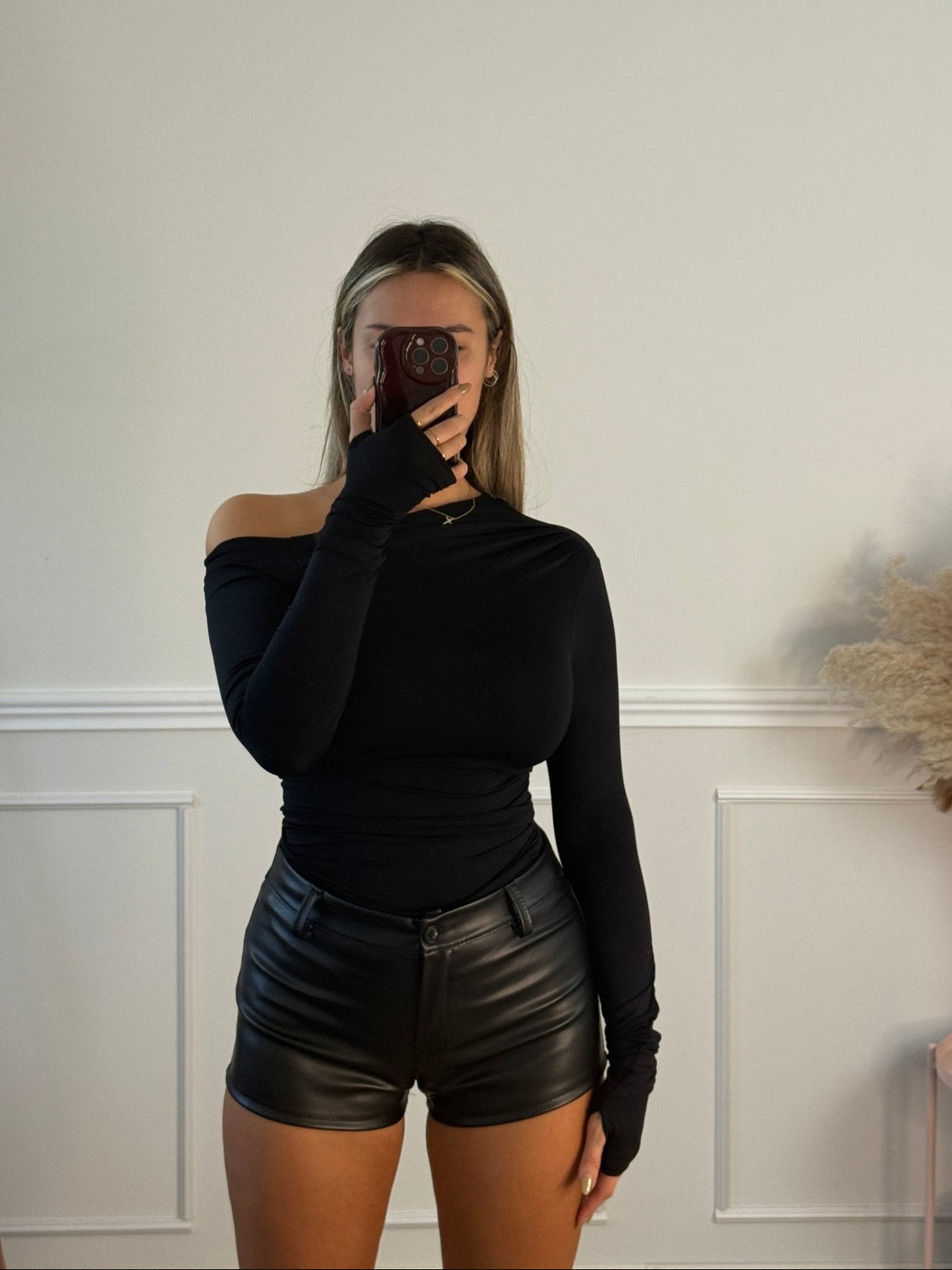 Pantaloncini shorts effetto pelle - Follie by Alice