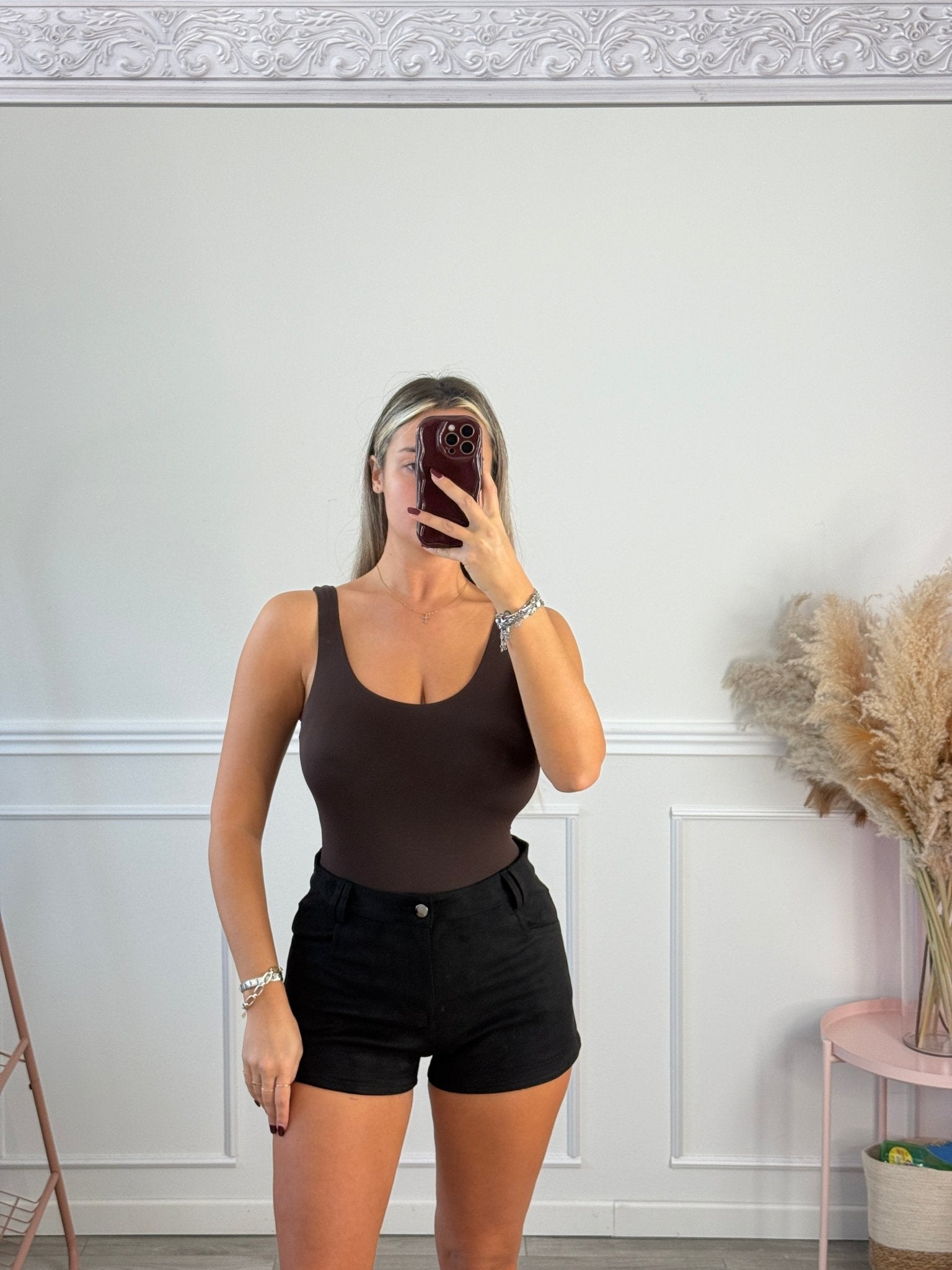 Pantaloncini shorts in suede - Follie by Alice