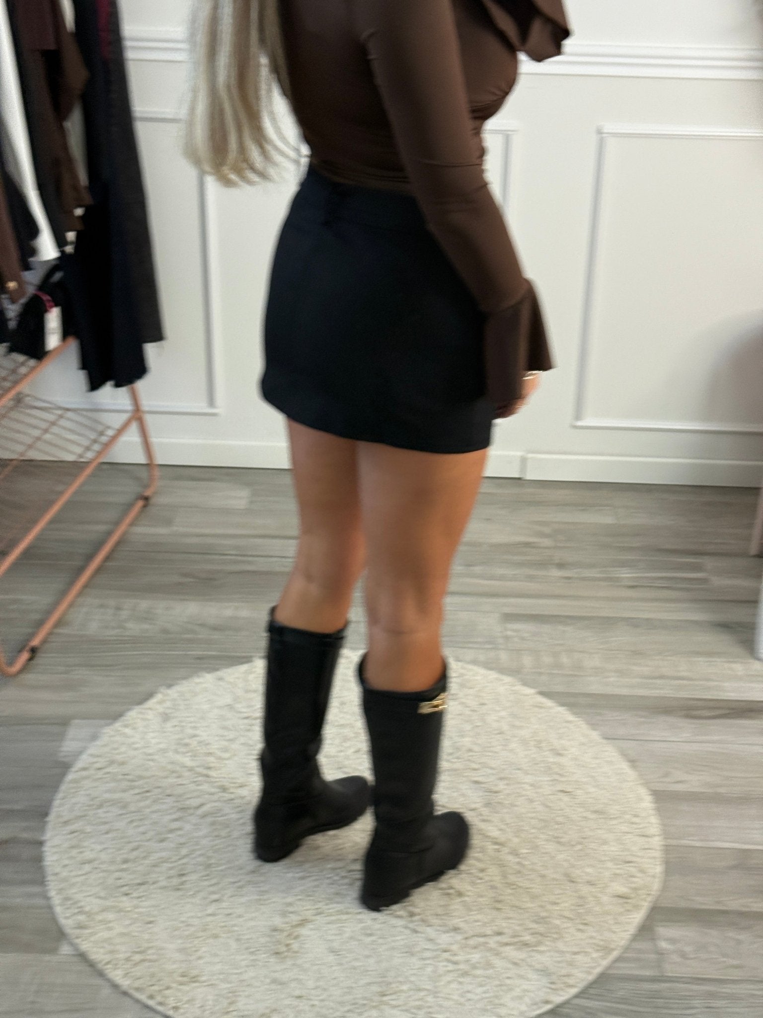 Pantaloncino - gonna con cintura con maxi - fibbia - Follie by Alice