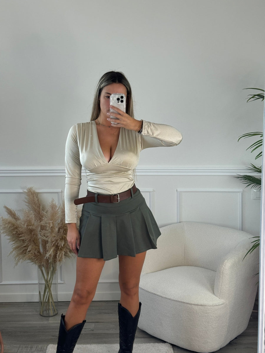 Pantaloncino-gonna plissettato LEXY
