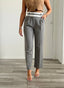 Pantaloni a palazzo con fascia in vita a contrasto - Follie by Alice