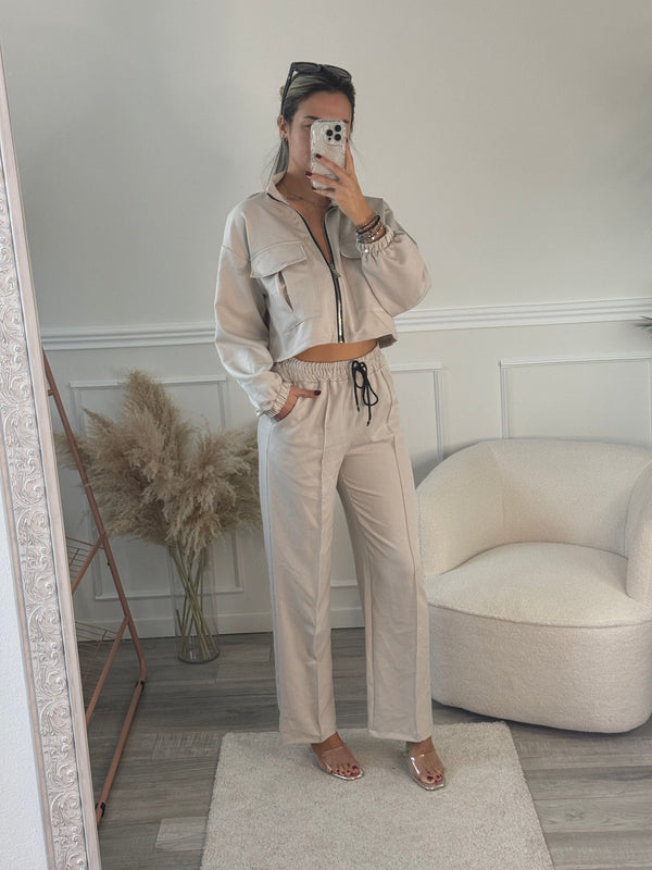 Pantaloni a palazzo con vita elasticizzata - Follie by Alice