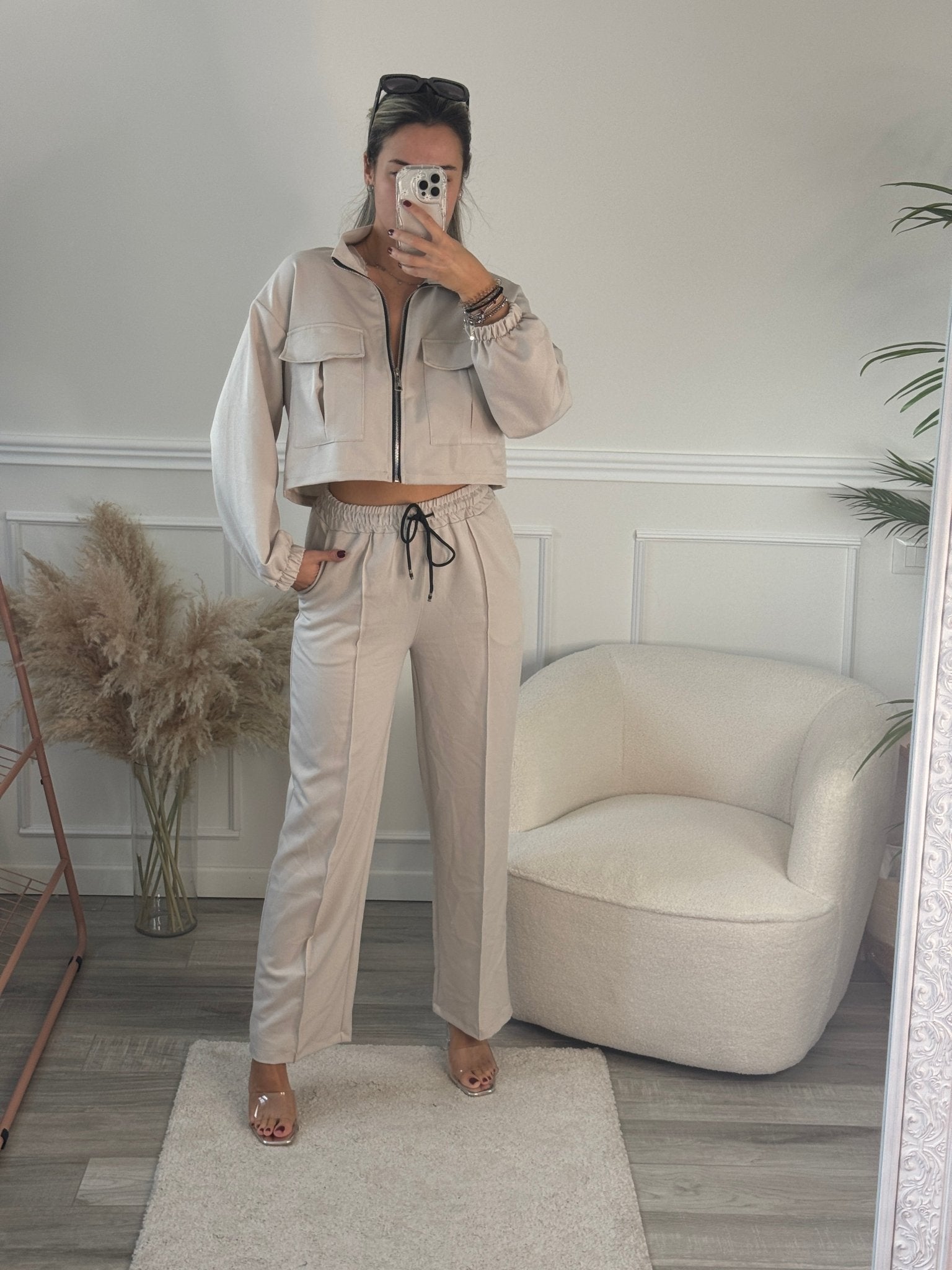 Pantaloni a palazzo con vita elasticizzata - Follie by Alice