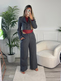 Pantaloni a palazzo oversize da completo