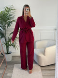 Pantaloni a palazzo oversize da completo