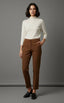 Pantaloni a sigaretta color biscotto - Follie by Alice