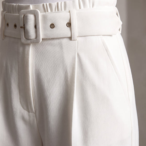 Pantaloni a sigaretta con cintura - Follie by Alice