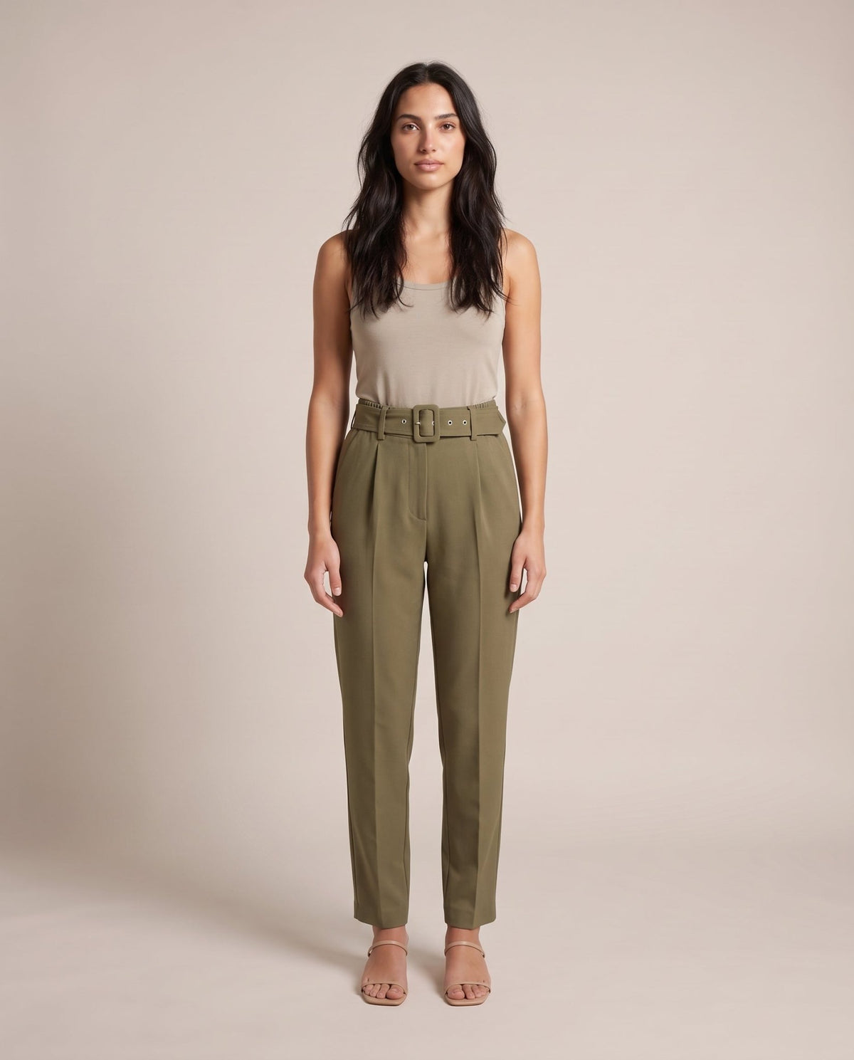 Pantaloni a sigaretta con cintura - Follie by Alice