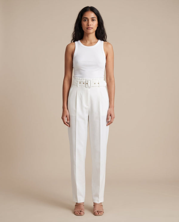 Pantaloni a sigaretta con cintura - Follie by Alice
