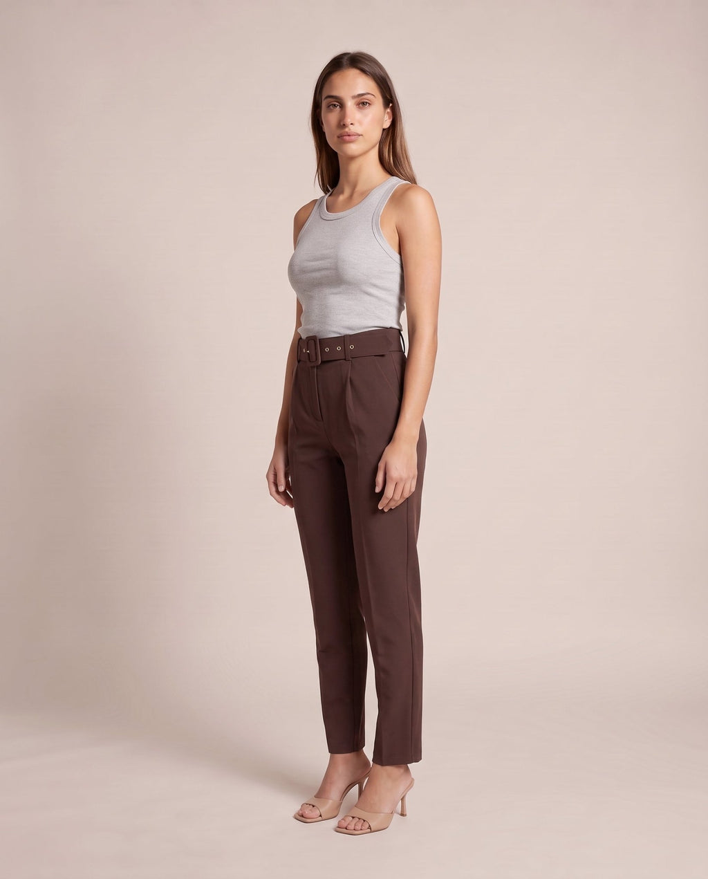 Pantaloni a sigaretta con cintura - Follie by Alice