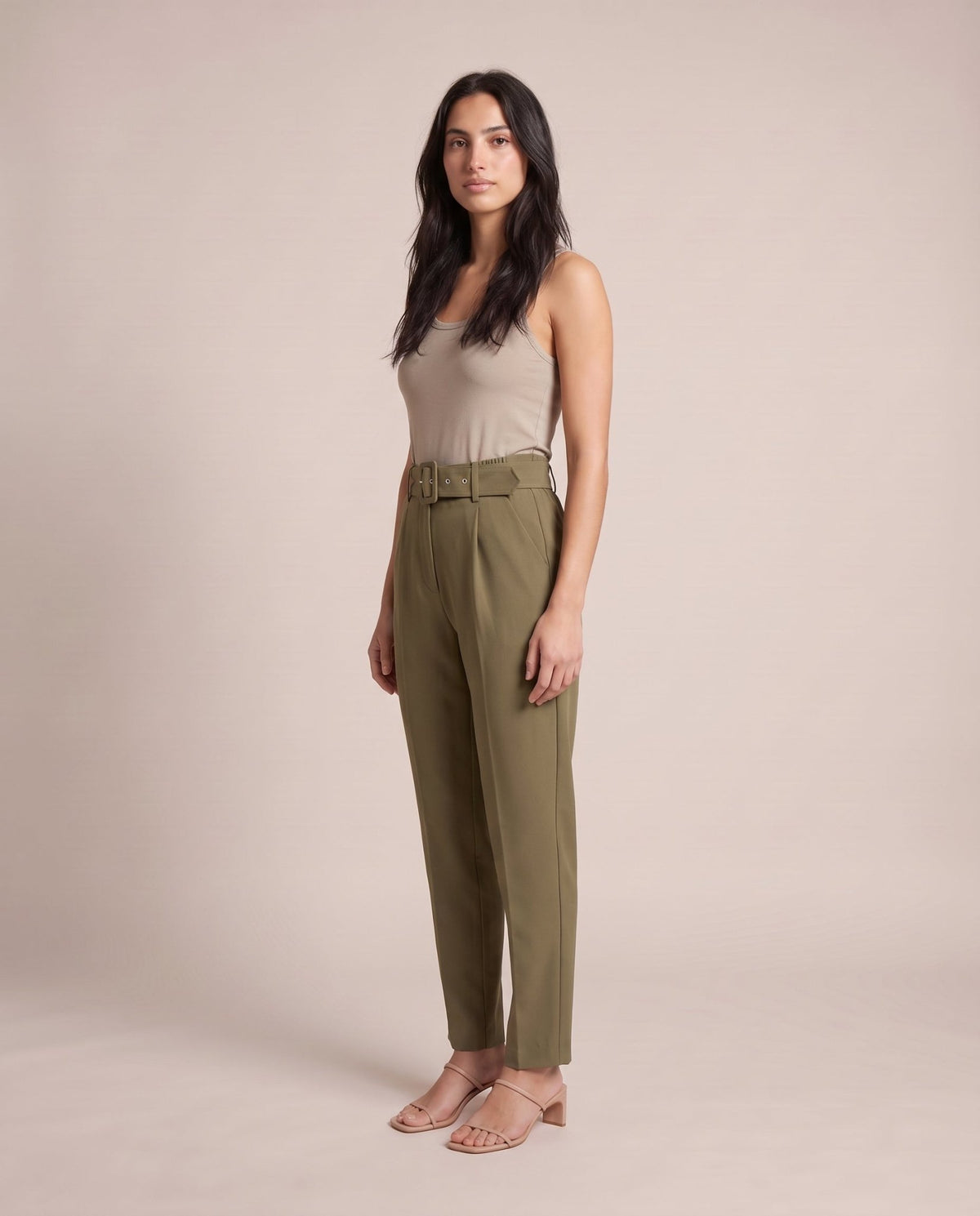 Pantaloni a sigaretta con cintura - Follie by Alice