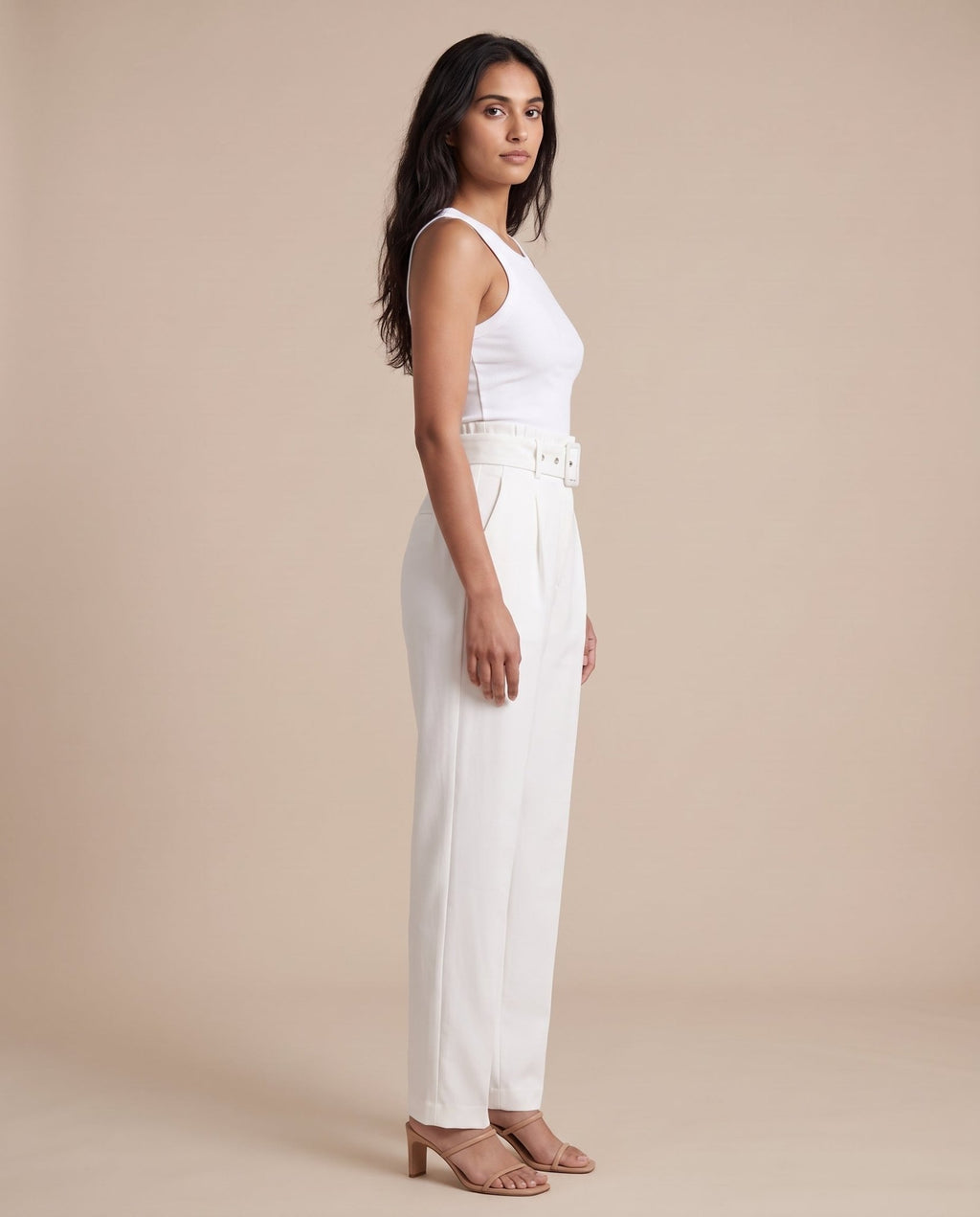Pantaloni a sigaretta con cintura - Follie by Alice