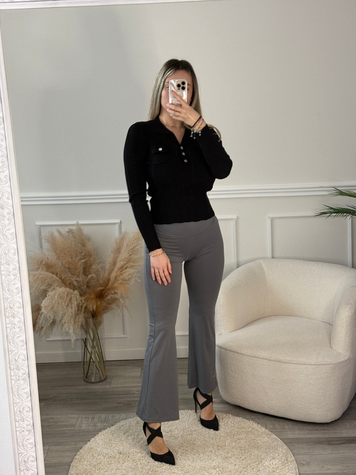 Pantaloni bootcut LYN - Follie by Alice