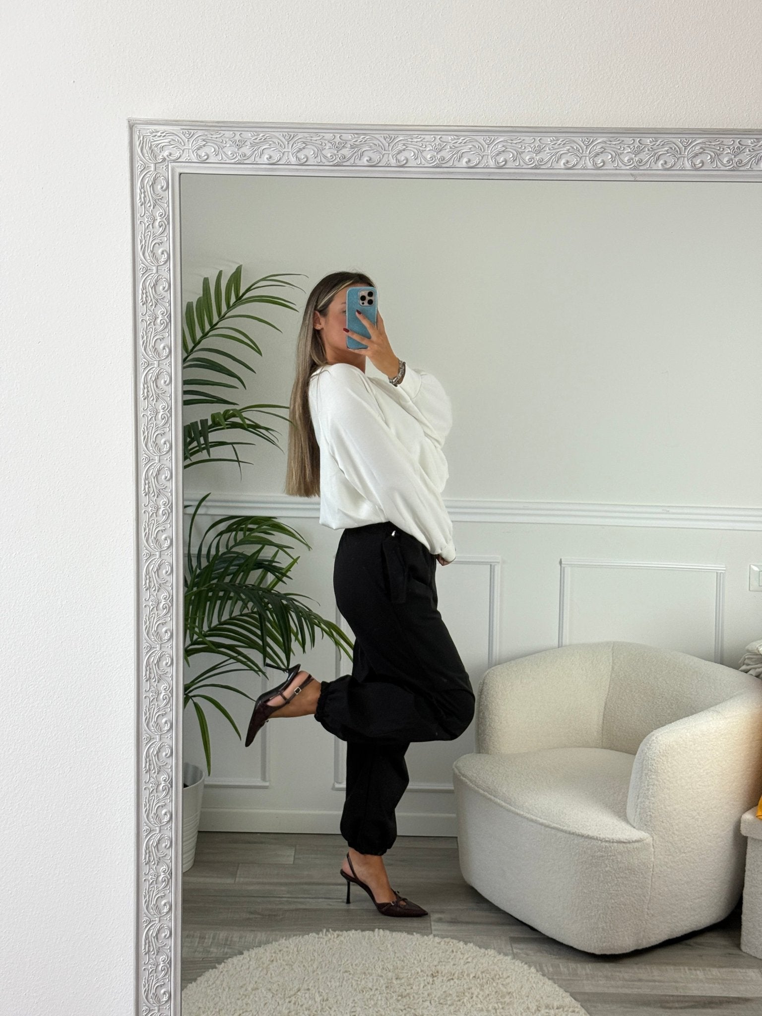 Pantaloni cargo oversize con coulisse in vita - Follie by Alice