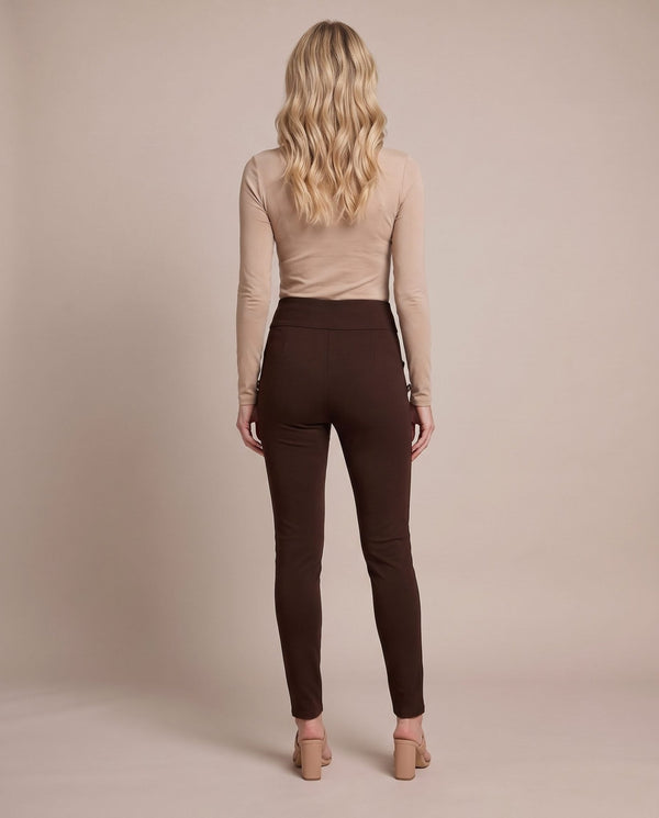 Pantaloni con bottoni gioiello AMBRA - Follie by Alice