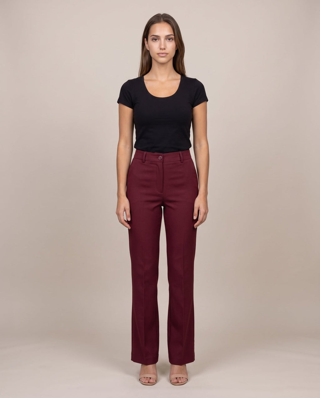 Pantaloni da completo a campana con pinces - Follie by Alice