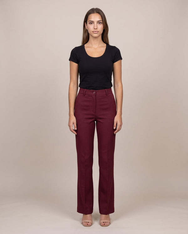Pantaloni da completo a campana con pinces - Follie by Alice