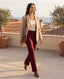 Pantaloni da completo a campana con pinces - Follie by Alice