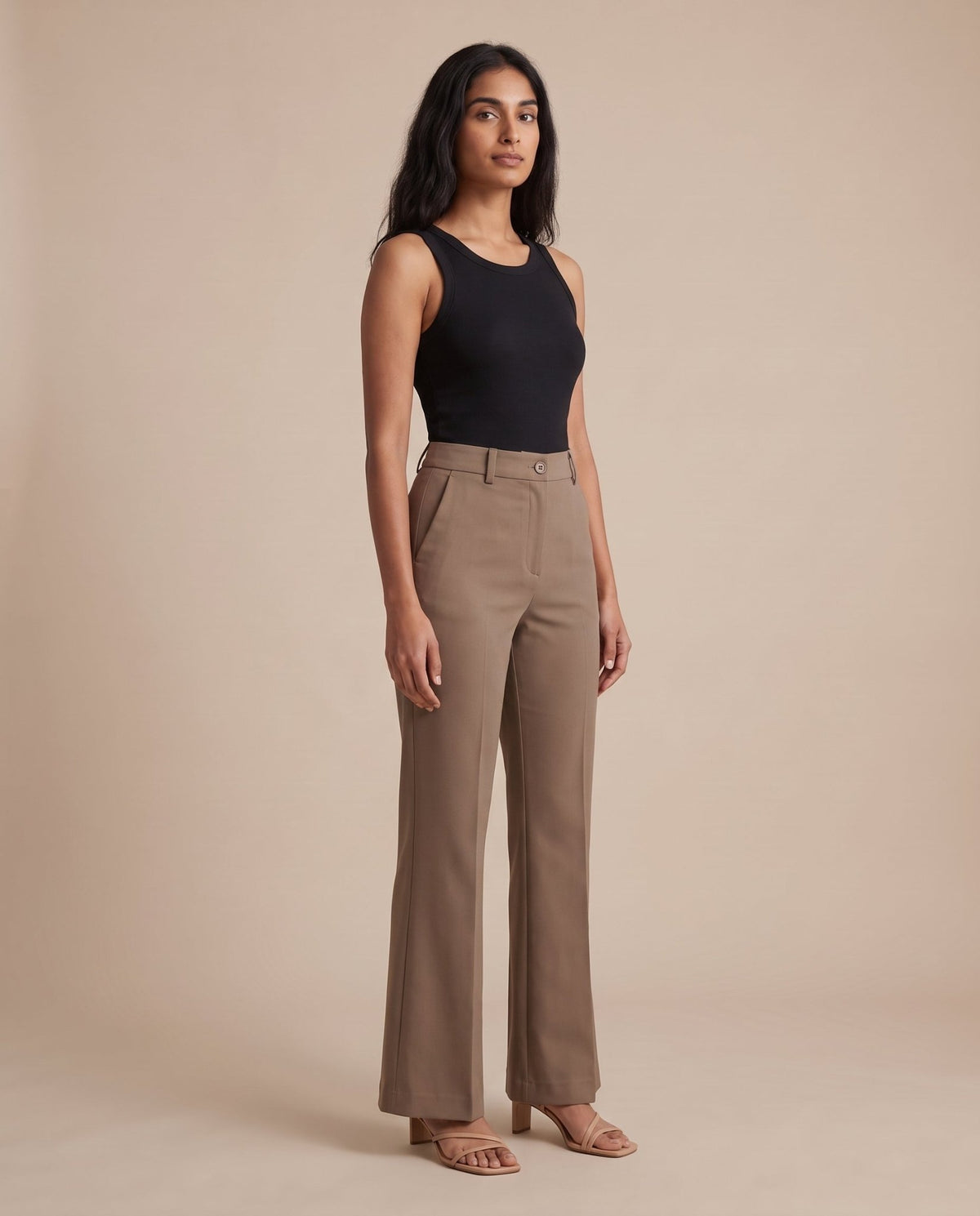 Pantaloni da completo a campana con pinces - Follie by Alice