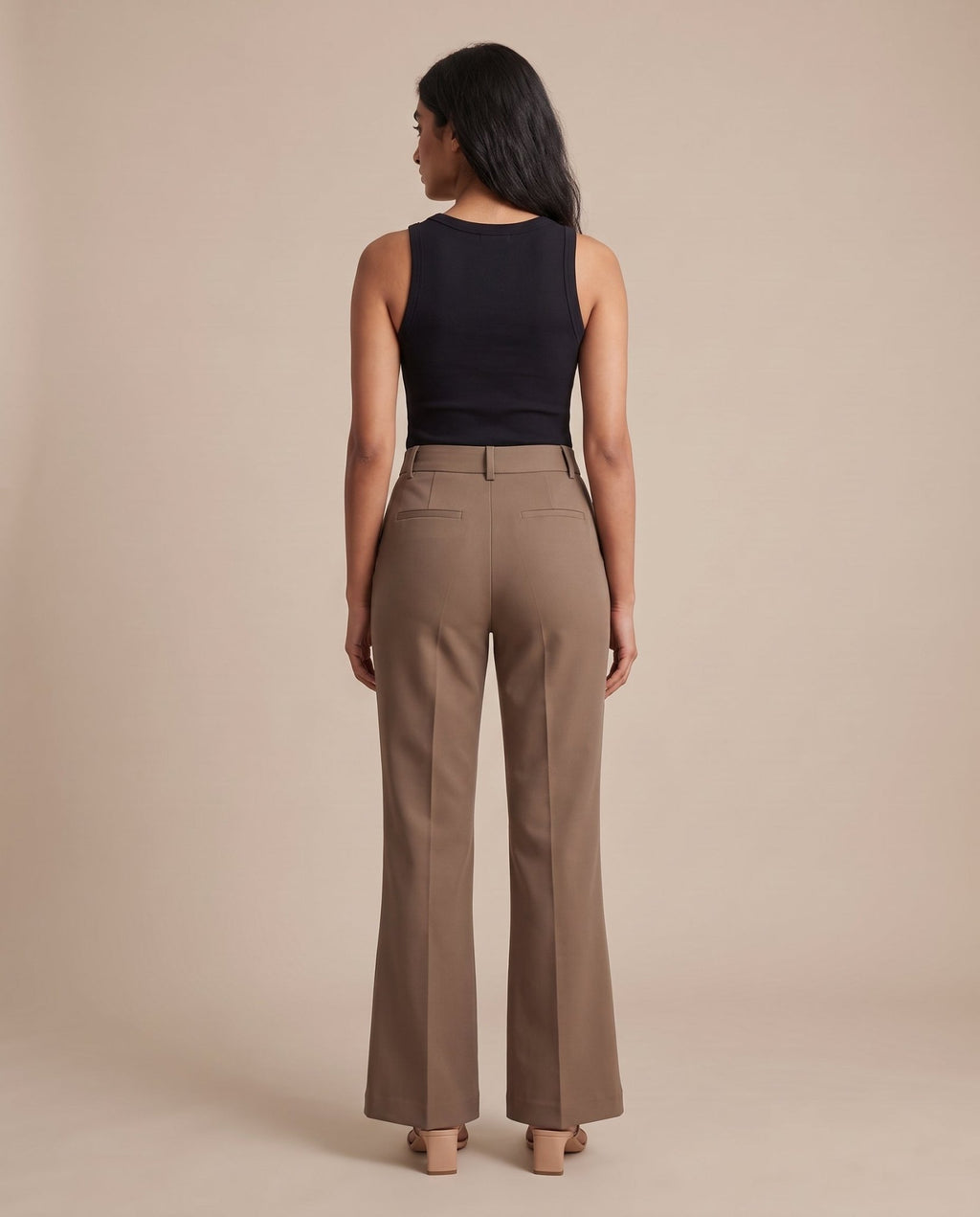 Pantaloni da completo a campana con pinces - Follie by Alice