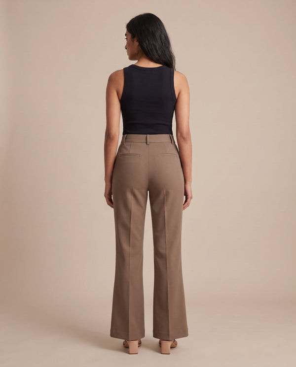 Pantaloni da completo a campana con pinces - Follie by Alice